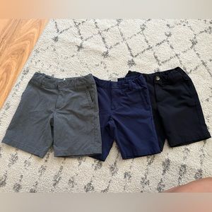 Little Boys All in Motion Quick Dry shorts Lot of 3  Size 6 (Navy, Grey,Black)